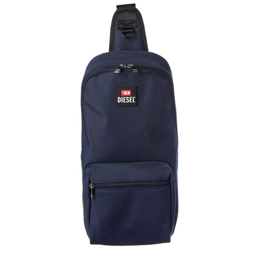 Diesel Logo Basic Slingback Letter Mono Backpack, Blue